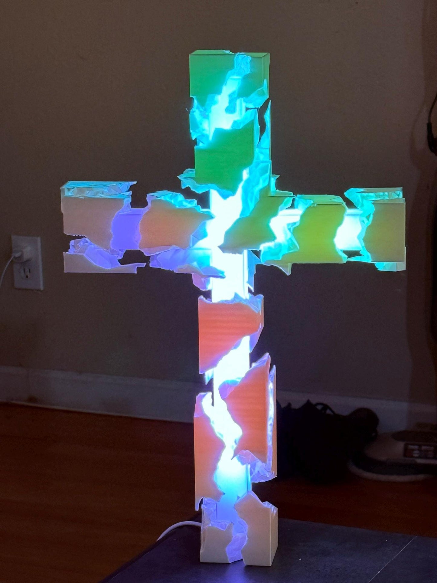 Christian Lighted Cross - Color Changing, App Enabled and Dimmable